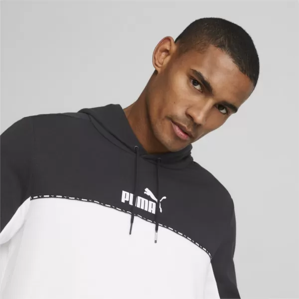  Muški sweatshirt PUMA ESS BLOCK X TAPE HOODIE 675173-01 CRNA 