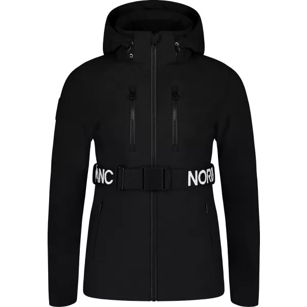  Ženska softshell skijaška jakna NORDBLANC APRES-SKI NBWJL7928 CRNA 