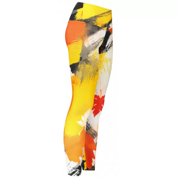  Ženske duge premium tajice ALTISPORT VOJ/ALW019LEG01 NARANČA 