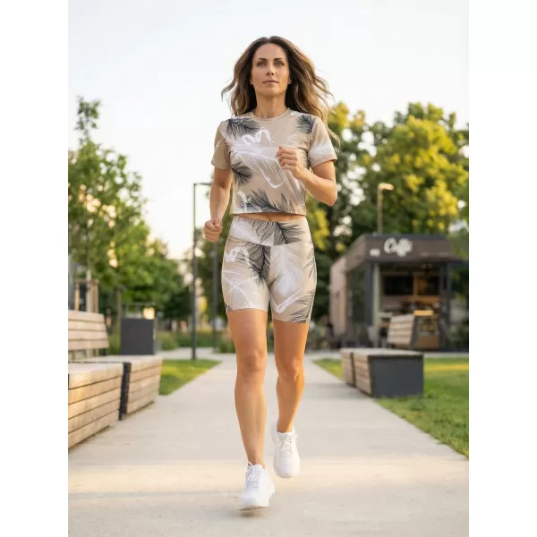  Ženske tajice iznad koljena premium ALTISPORT VOJ/ALW001LEG02 SMEĐA 