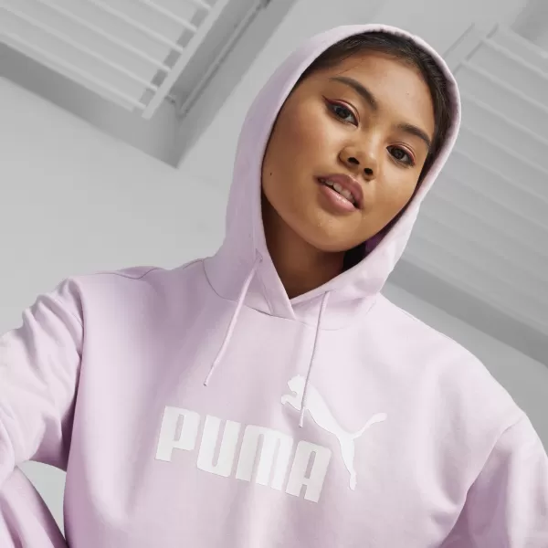  Ženski sweatshirt PUMA ESS CROPPED LOGO HOODIE TR 586870-60 RUŽIČASTA 