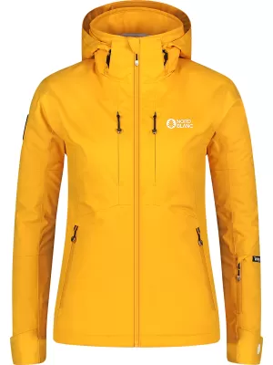 Ženska skijaška jakna NORDBLANC ZENITH NBWJL7929 JANTAR