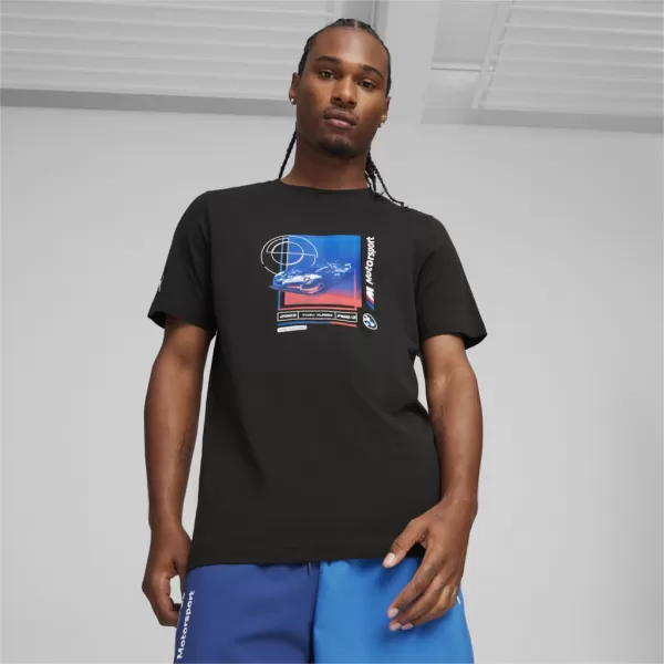  Muška majica kratkih rukava PUMA BMW MMS CAR GRAPHIC TEE 2 624158-01 CRNA 