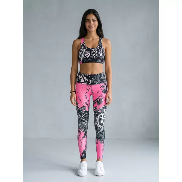  Ženski vrhunski sportski grudnjak ALTISPORT VOJ/ALW018POD01 CRNO RUŽIČASTA 