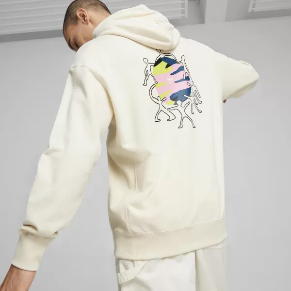  Muški sweatshirt PUMA DOWNTOWN GRAPHIC HOODIE 624361-99 RAZNIH BOJA 