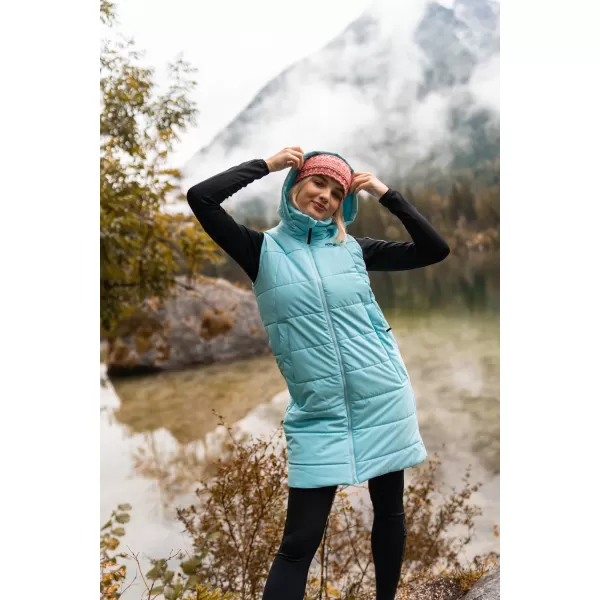  Ženski zimski prsluk NORDBLANC SWEET NBWJL7946 SVIJETLOPLAVA 