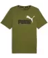 Muška majica kratkih rukava PUMA ESS+ 2 COL LOGO TEE 586759-35 ZELENA