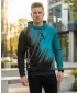Muška premium funkcionalna majica ALTISPORT VOJ/ALM006MI01 CRNI/KEROZIN