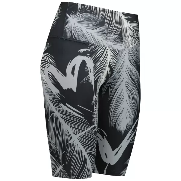  Ženske tajice iznad koljena premium ALTISPORT VOJ/ALW001LEG02 CRNA/SIVA 
