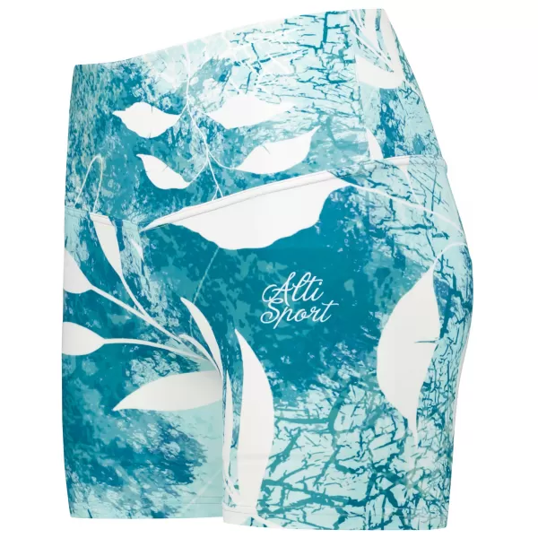  Ženske kratke premium tajice ALTISPORT VOJ/ALW020LEG03 PLAVA 