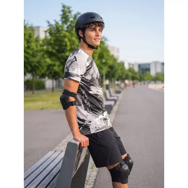  Muška premium funkcionalna majica ALTISPORT VOJ/ALM014TR01 CRNO SIVA 