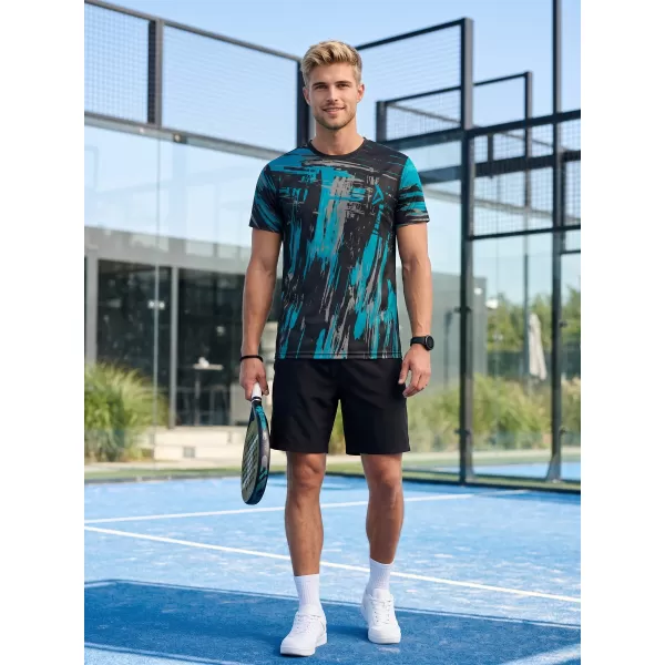 Muška premium funkcionalna majica ALTISPORT VOJ/ALM010TR01 CRNO/SMARAGDNO 