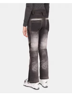 Ženske softshell skijaške hlače KILPI JEANSO-W UL0409KI CRNA