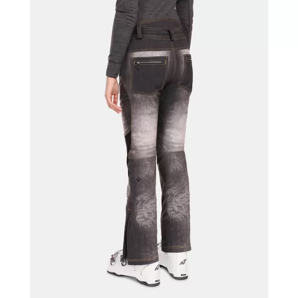 Ženske softshell skijaške hlače KILPI JEANSO-W UL0409KI CRNA 