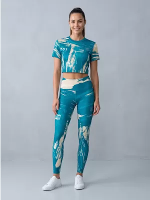 Ženske duge premium tajice ALTISPORT VOJ/ALW010LEG01 KEROZIN/SMEĐA
