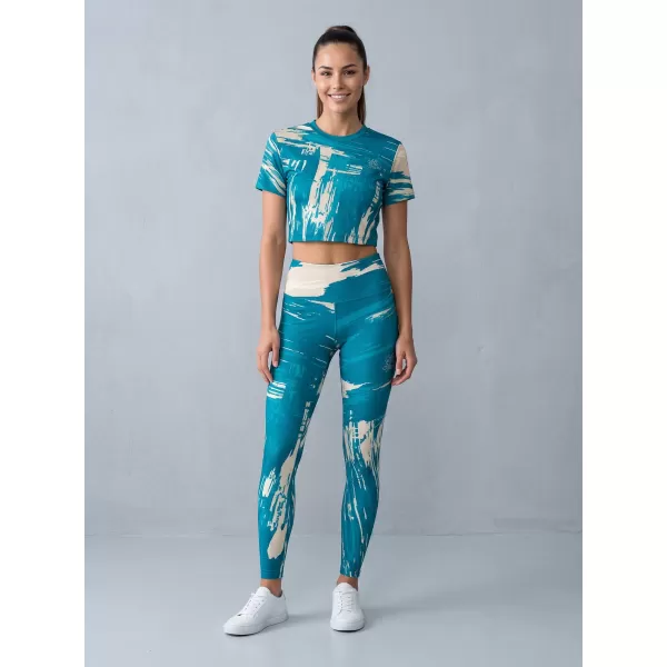  Ženske duge premium tajice ALTISPORT VOJ/ALW010LEG01 KEROZIN/SMEĐA 