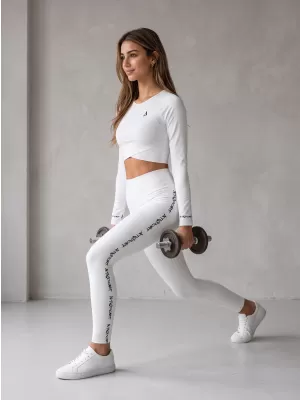 Ženske duge premium tajice ALTISPORT VOJ/ALW021LEG01 BIJELA