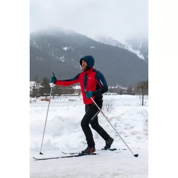  Muške izolirane softshell hlače NORDBLANC SETOF NBWPM7987 CRNA 