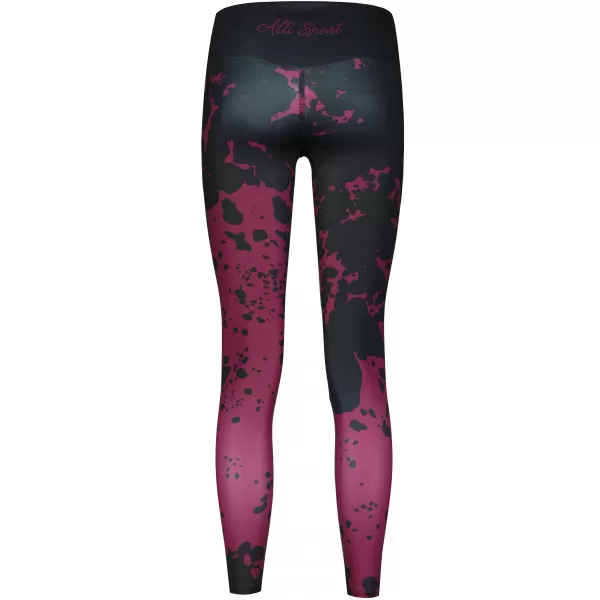  Ženske duge premium tajice ALTISPORT VOJ/ALW012LEG01 LJUBIČASTA/CRNA 