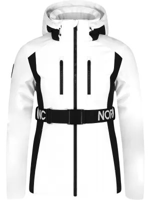 Ženska softshell skijaška jakna NORDBLANC APRES-SKI NBWJL7928 BIJELA