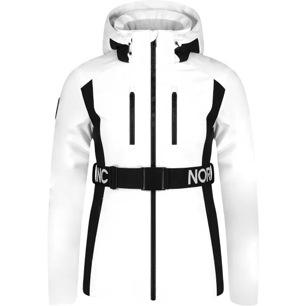  Ženska softshell skijaška jakna NORDBLANC APRES-SKI NBWJL7928 BIJELA 