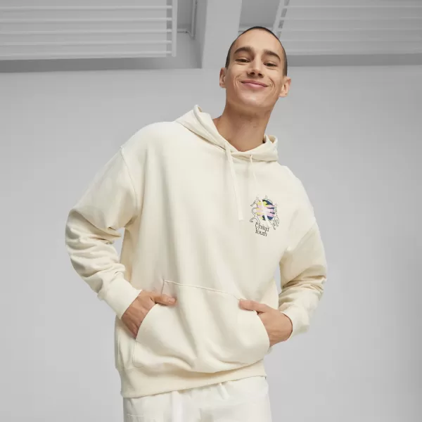  Muški sweatshirt PUMA DOWNTOWN GRAPHIC HOODIE 624361-99 RAZNIH BOJA 