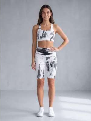 Ženske tajice iznad koljena premium ALTISPORT VOJ/ALW010LEG02 BIJELA