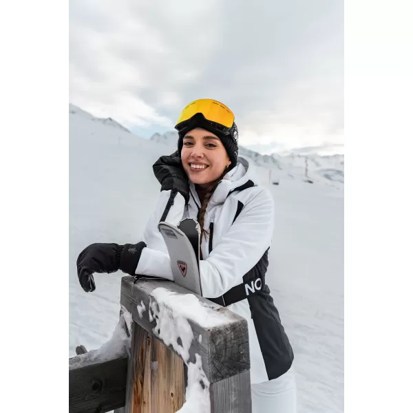  Ženska softshell skijaška jakna NORDBLANC APRES-SKI NBWJL7928 BIJELA 