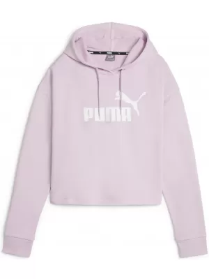 Ženski sweatshirt PUMA ESS CROPPED LOGO HOODIE TR 586870-60 RUŽIČASTA