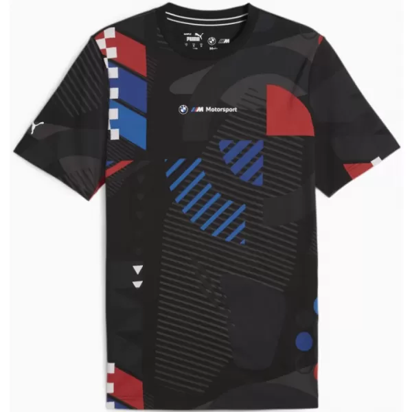 Muška majica kratkih rukava PUMA BMW MMS AOP TEE 624153-01 CRNA 