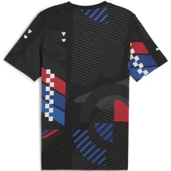  Muška majica kratkih rukava PUMA BMW MMS AOP TEE 624153-01 CRNA 