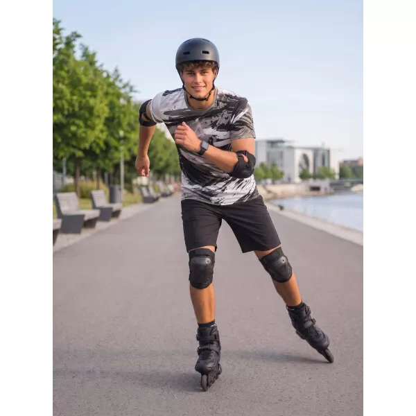  Muška premium funkcionalna majica ALTISPORT VOJ/ALM014TR01 CRNO SIVA 