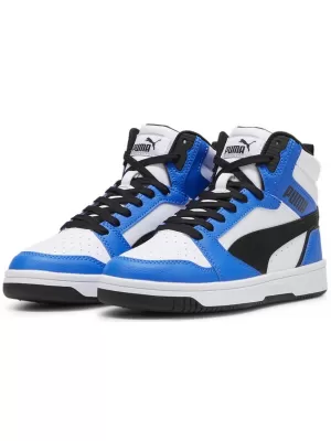 Dječje cipele PUMA REBOUND V6 MID JR 393831-06 BIJELA