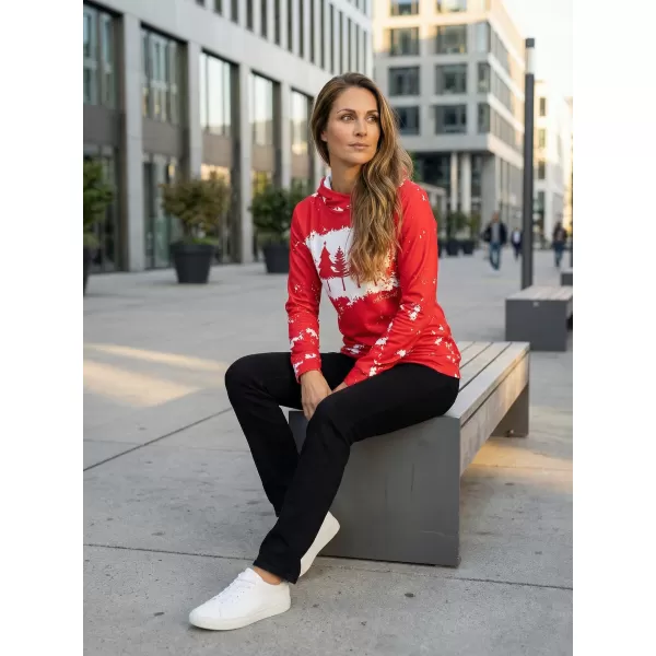  Ženska premium funkcionalna majica ALTISPORT VOJ/ALWVN4MI01 MAGENTA 
