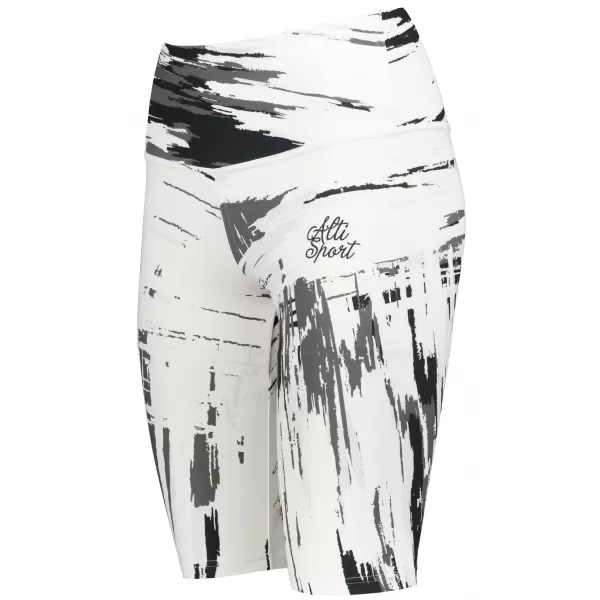  Ženske tajice iznad koljena premium ALTISPORT VOJ/ALW010LEG02 BIJELA 
