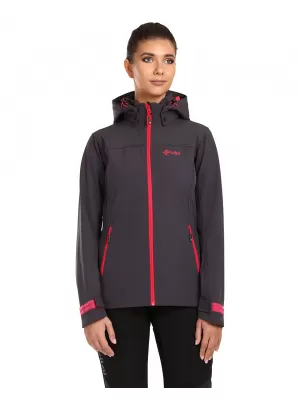 Ženska softshell jakna KILPI RAVIA-W UL0124KI TAMNOSIVA