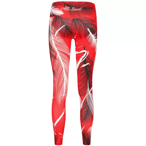  Ženske duge premium tajice ALTISPORT VOJ/ALW001LEG01 CRVENA 