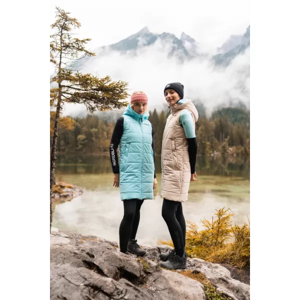  Ženski zimski prsluk NORDBLANC SWEET NBWJL7946 SVIJETLOPLAVA 
