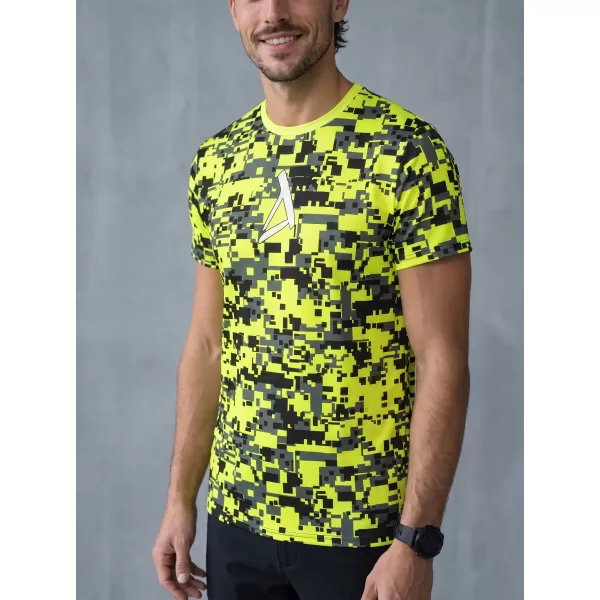  Muška premium plus funkcionalna majica ALTISPORT VOJ/ALM011TR02 NEON/ŽUTA 
