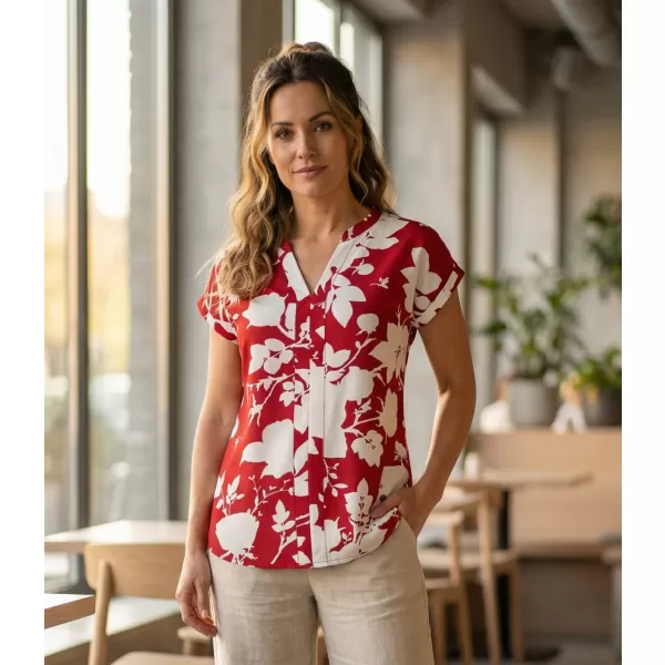  Ženska bluza KIXMI SABINE TAMNOCRVENA 