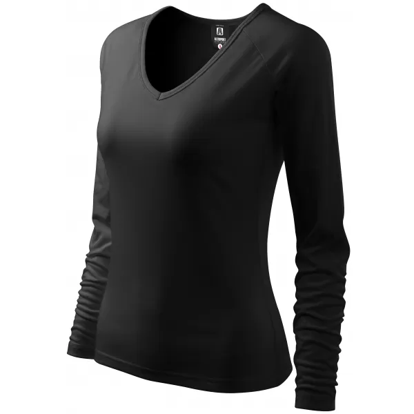  Ženska majica s dugim rukavima ALTISPORT NoPrint NP/ALW721 CRNA 