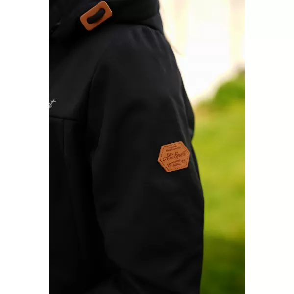  Ženski softshell kaput ALTISPORT CIARA CRNO/RUŽIČASTO 