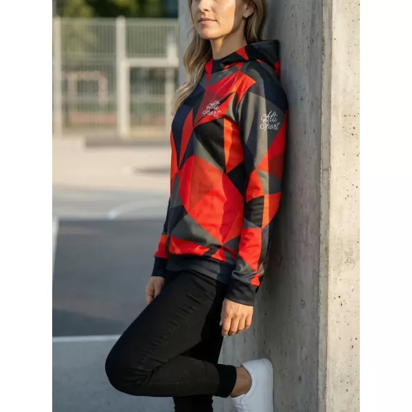  Ženska premium funkcionalna majica ALTISPORT VOJ/ALW007MI01 CRVENA 
