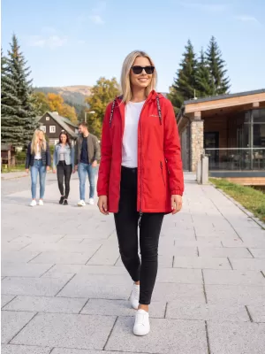 Ženski kaput ALTISPORT CHELSIE CRVENA