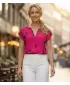 Ženska bluza ALTISPORT CAITY RUŽIČASTA