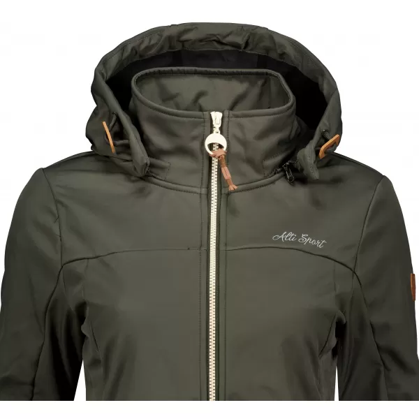  Ženski softshell kaput ALTISPORT CIARA KAKI 