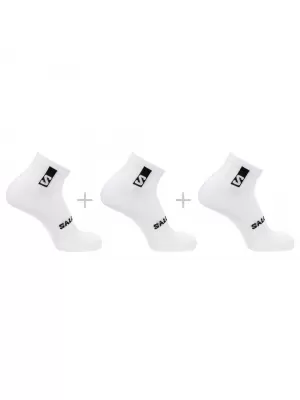 Čarape SALOMON EVERYDAY ANKLE 3-PACK LC2086500 BIJELO/BIJELO/BIJELO