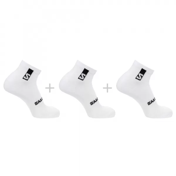  Čarape SALOMON EVERYDAY ANKLE 3-PACK LC2086500 BIJELO/BIJELO/BIJELO 