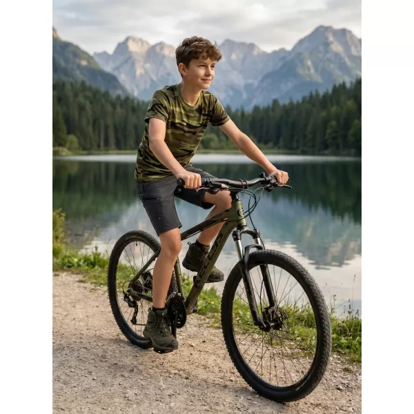  Dječja majica ALTISPORT NoPrint NP/ALK941 KAMUFLAŽNO ZELENA 