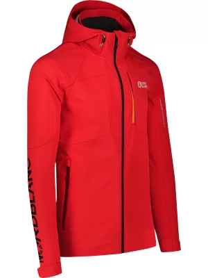 Muška softshell jakna NORDBLANC LORD NBSSM8007 CRVENA